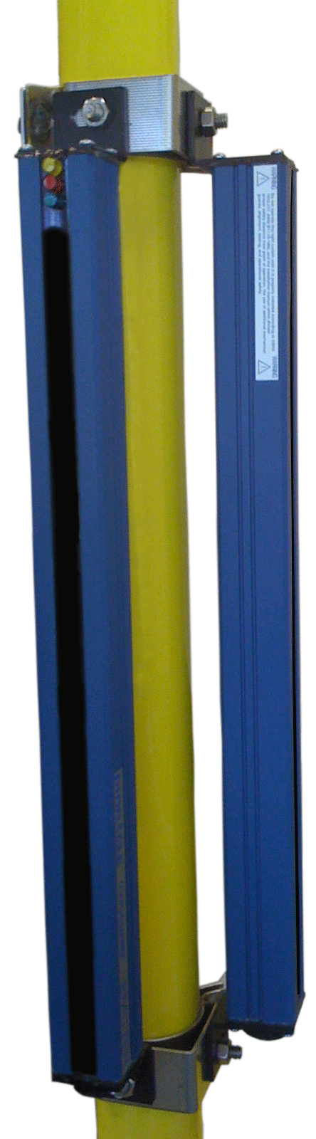Example of Light Curtain Mounted using 11-184 Example of Light Curtain Mounted using 11-184